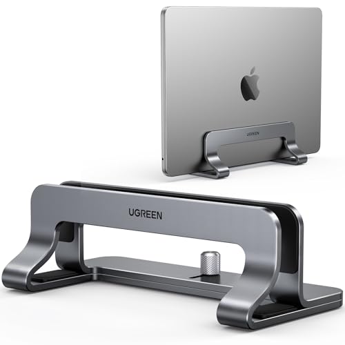 Smart Home UGREEN Vertical Laptop Stand Holder for Desk Compatible with MacBook for Daily Use