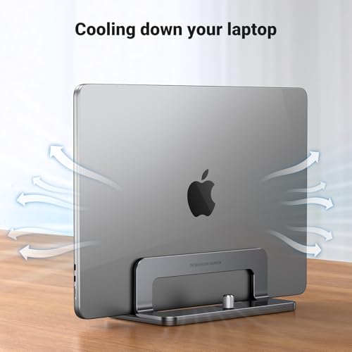 Smart Home UGREEN Vertical Laptop Stand Holder for Desk Compatible with MacBook for Daily Use
