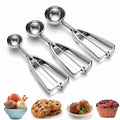 Ice Cream Scoop, 3Pcs Cookie Scoop Set, Essentials
