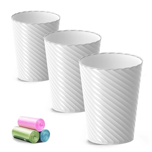 high-quality Bathroom Trash Can, 3 Pack 1.8 Gallons for Daily Use