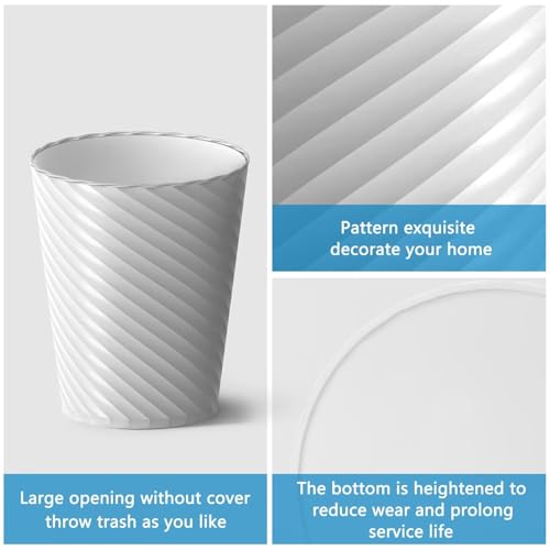 high-quality Bathroom Trash Can, 3 Pack 1.8 Gallons for Daily Use
