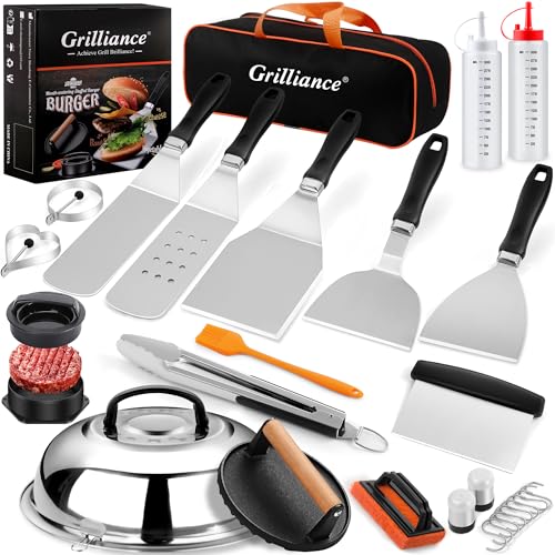 luxury Grilliance 27pcs Griddle Accessories Kit for Blackstone, Professional Set