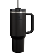 Double-Wall Vacuum The Quencher H2.0 Flowstate Tumbler  | Stanley Create D332L - Double-Wall Vacuum Insulated Travel Tumbler with Straw - Black 2.0