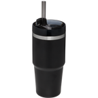 Insulated Travel The Quencher H2.0 Flowstate Tumbler D214X - Double-Wall Vacuum Insulated Travel Tumbler with Straw Detail