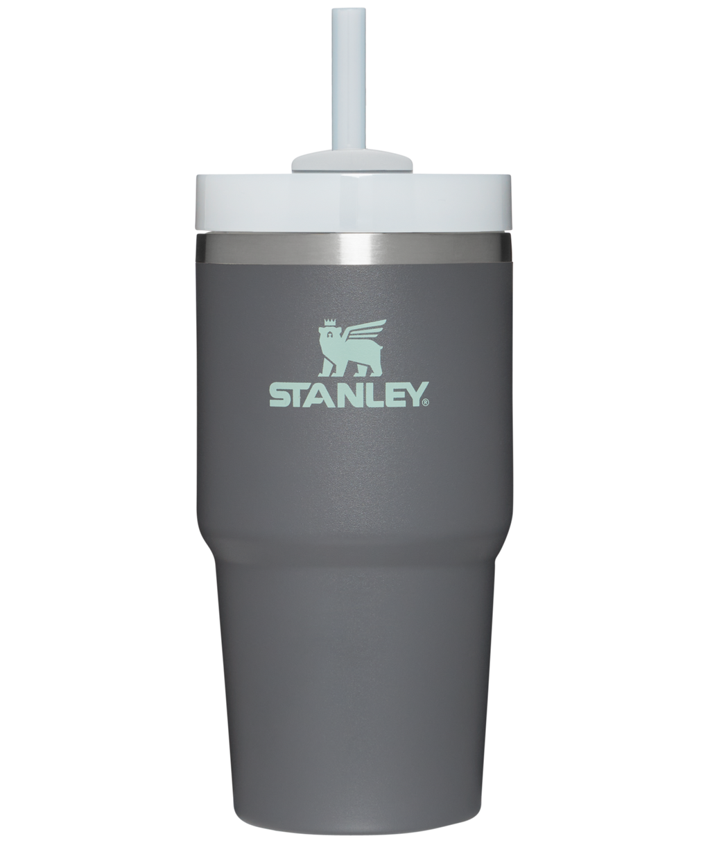Large Capacity The Quencher H2.0 Flowstate Tumbler | Stanley Create D330L - Premium Stainless Steel Straw Cup for All-Day Hydration - Charcoal