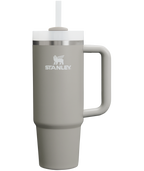 Splash-Resistant FlowState The Quencher H2.0 Flowstate Tumbler | Stanley Create D331C - 40oz Large Capacity Car-Cup Friendly Quencher - Ash