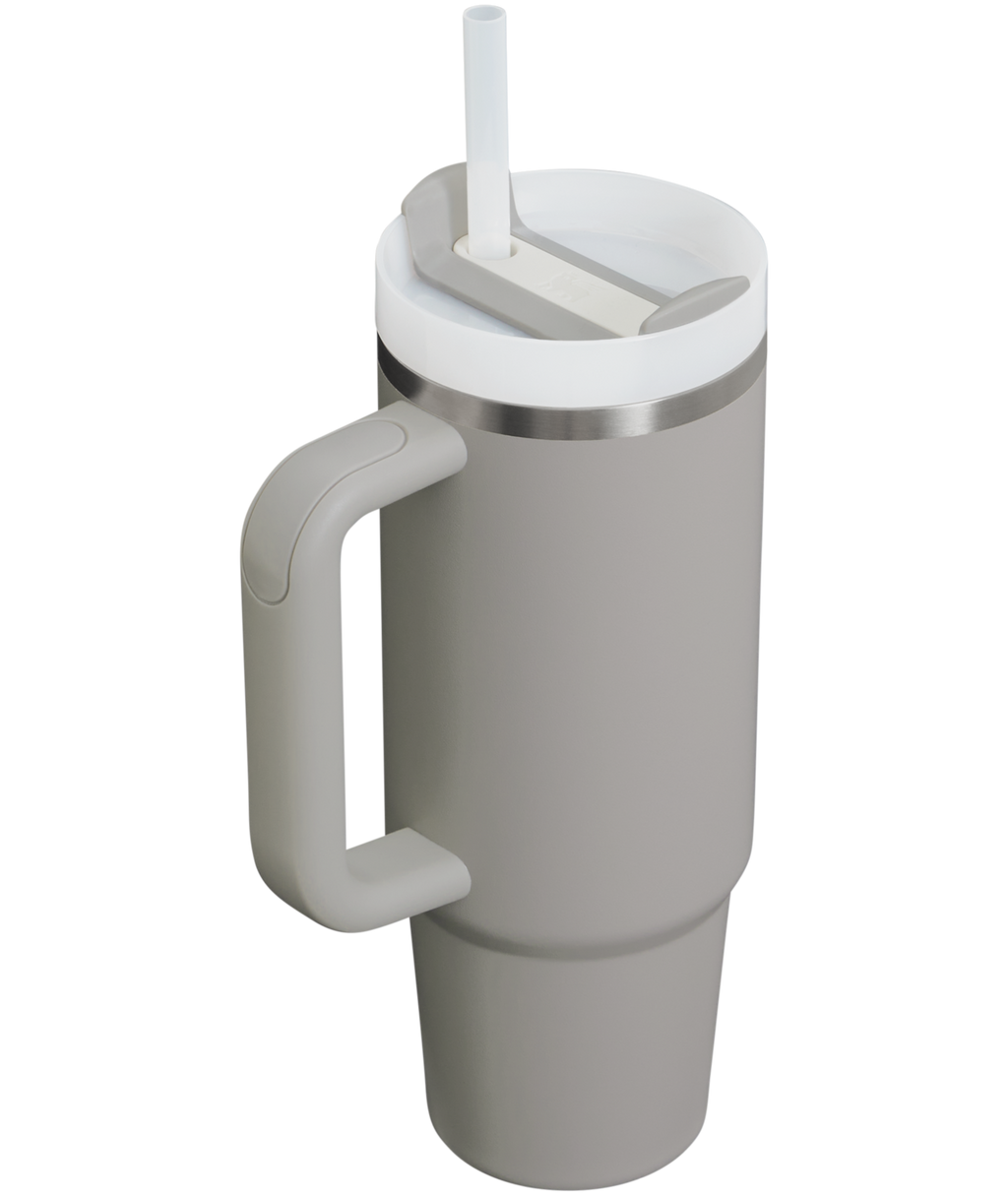 Splash-Resistant FlowState The Quencher H2.0 Flowstate Tumbler | Stanley Create D331C - 40oz Large Capacity Car-Cup Friendly Quencher Detail