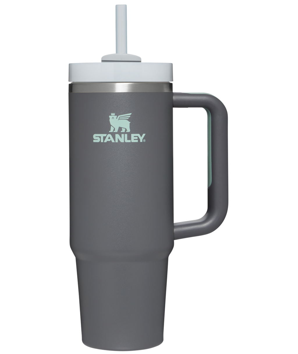 Splash-Resistant FlowState The Quencher H2.0 Flowstate Tumbler | Stanley Create D331C - 40oz Large Capacity Car-Cup Friendly Quencher Detail