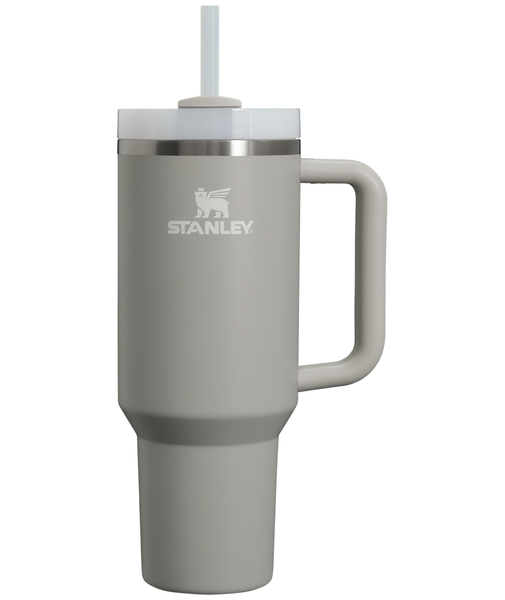 Double-Wall Vacuum The Quencher H2.0 Flowstate Tumbler  | Stanley Create D332L - Double-Wall Vacuum Insulated Travel Tumbler with Straw - Ash