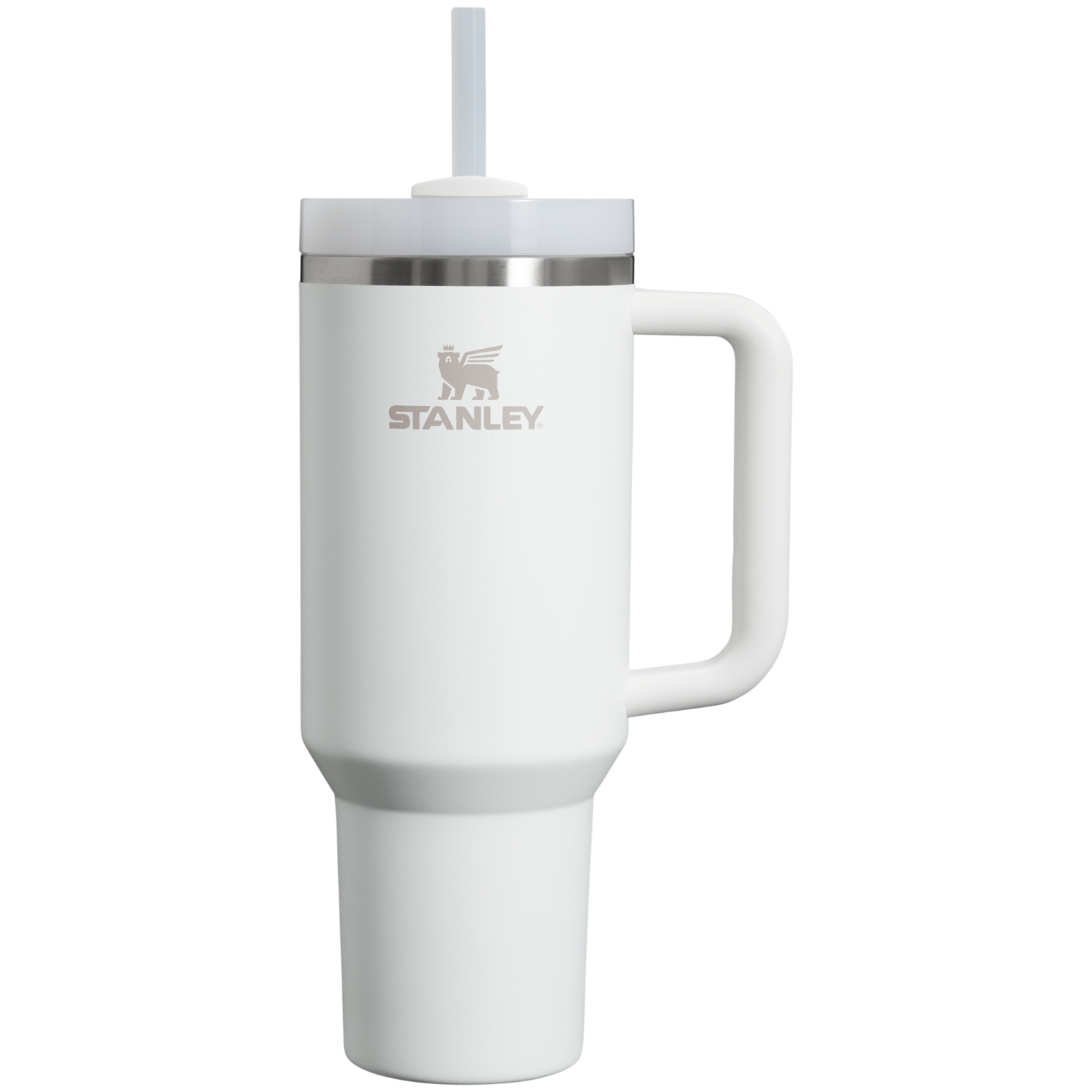 Car-Cup Friendly The Quencher H2.0 Flowstate Tumbler D050X - Premium Stainless Steel Straw Cup for All-Day Hydration - Frost