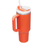 Double-Wall Vacuum The Quencher H2.0 Flowstate Tumbler  | Stanley Create D332L - Double-Wall Vacuum Insulated Travel Tumbler with Straw Detail