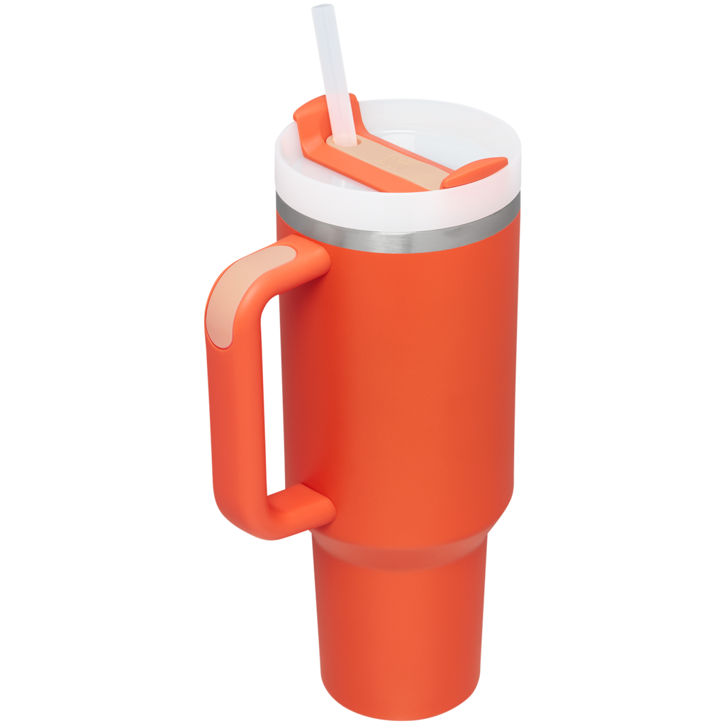 Double-Wall Vacuum The Quencher H2.0 Flowstate Tumbler  | Stanley Create D332L - Double-Wall Vacuum Insulated Travel Tumbler with Straw Detail