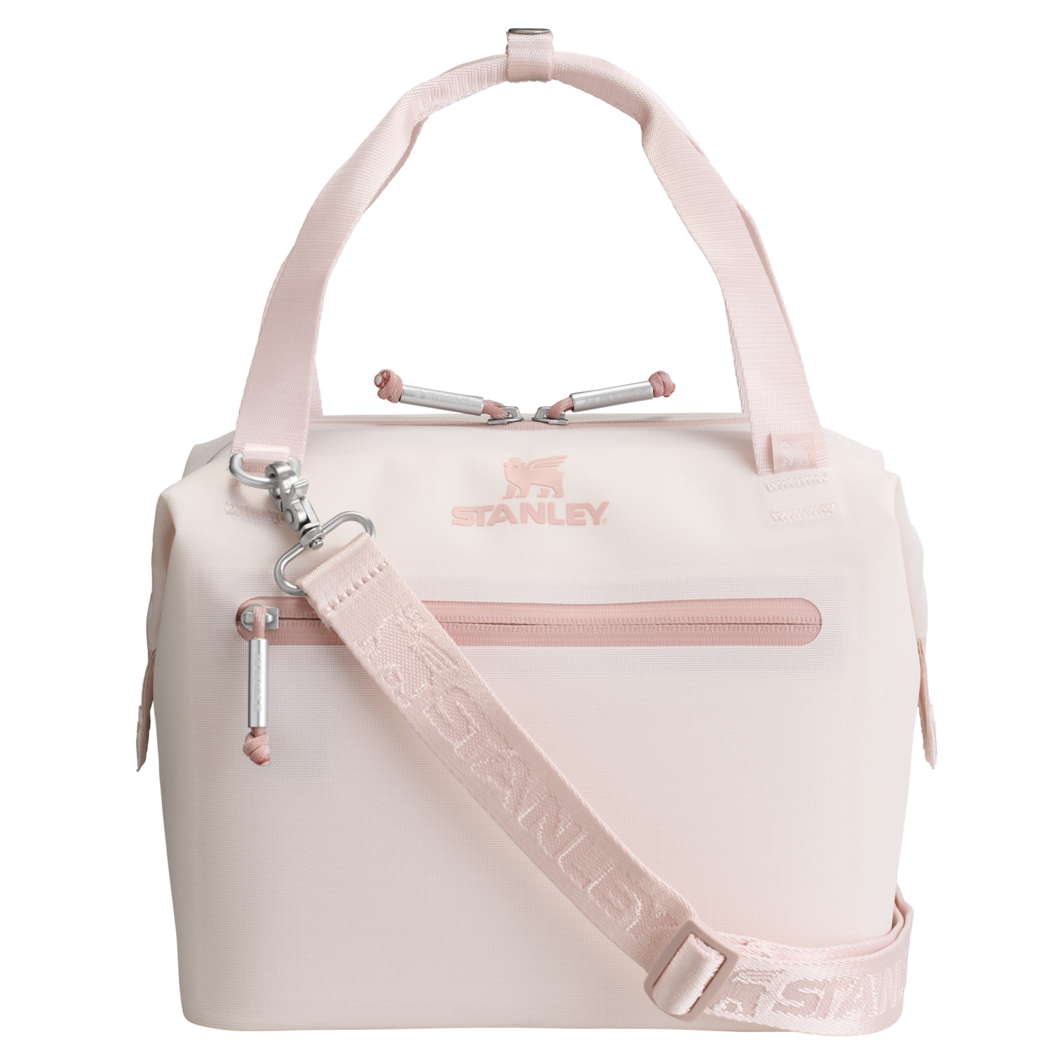 Leak-Proof Insulated The All Day Julienne Mini Cooler D052R - Julienne Series Portable Picnic Chiller Tote - Rose Quartz