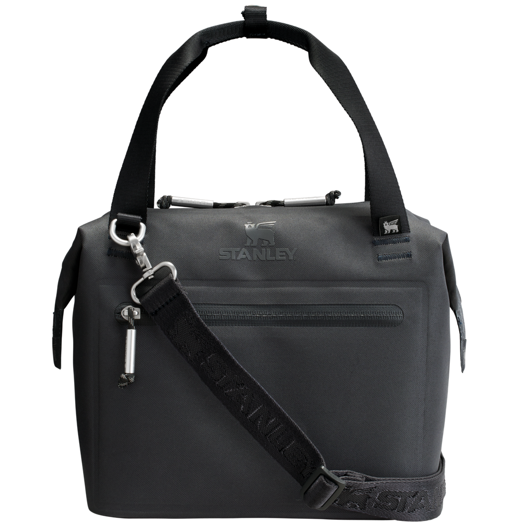 Leak-Proof Insulated The All Day Julienne Mini Cooler D052R - Julienne Series Portable Picnic Chiller Tote - Black
