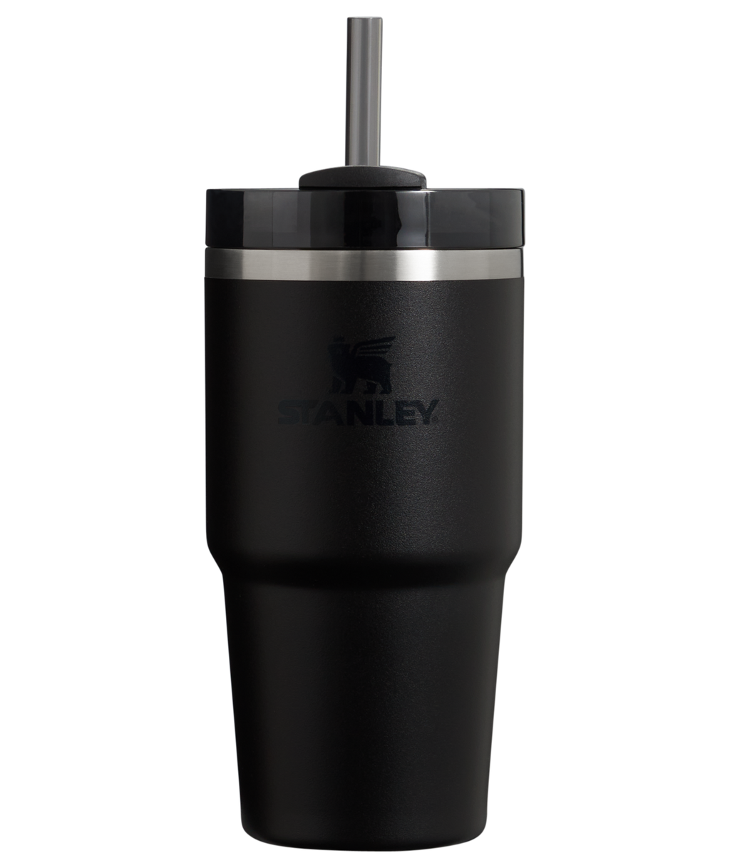 Large Capacity The Quencher H2.0 Flowstate Tumbler | Stanley Create D330L - Premium Stainless Steel Straw Cup for All-Day Hydration - Black 2.0