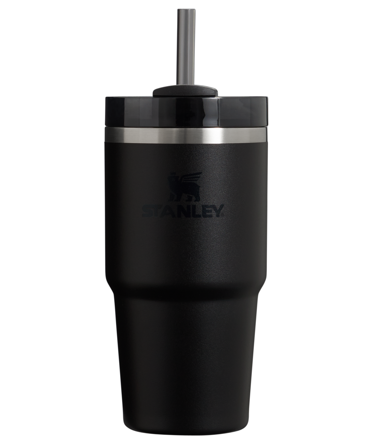Large Capacity The Quencher H2.0 Flowstate Tumbler | Stanley Create D330L - Premium Stainless Steel Straw Cup for All-Day Hydration - Black 2.0