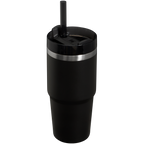 Insulated Travel The Quencher H2.0 Flowstate Tumbler D214X - Double-Wall Vacuum Insulated Travel Tumbler with Straw Detail