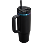 Double-Wall Vacuum The Black Chroma Quencher H2.0 Flowstate Tumbler D107W - 40oz Large Capacity Car-Cup Friendly Quencher Detail