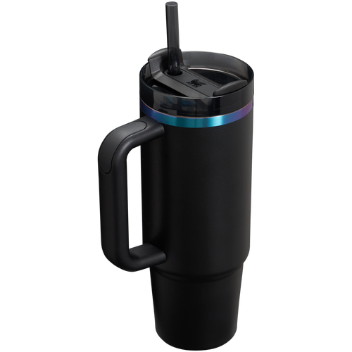 Double-Wall Vacuum The Black Chroma Quencher H2.0 Flowstate Tumbler D107W - 40oz Large Capacity Car-Cup Friendly Quencher Detail