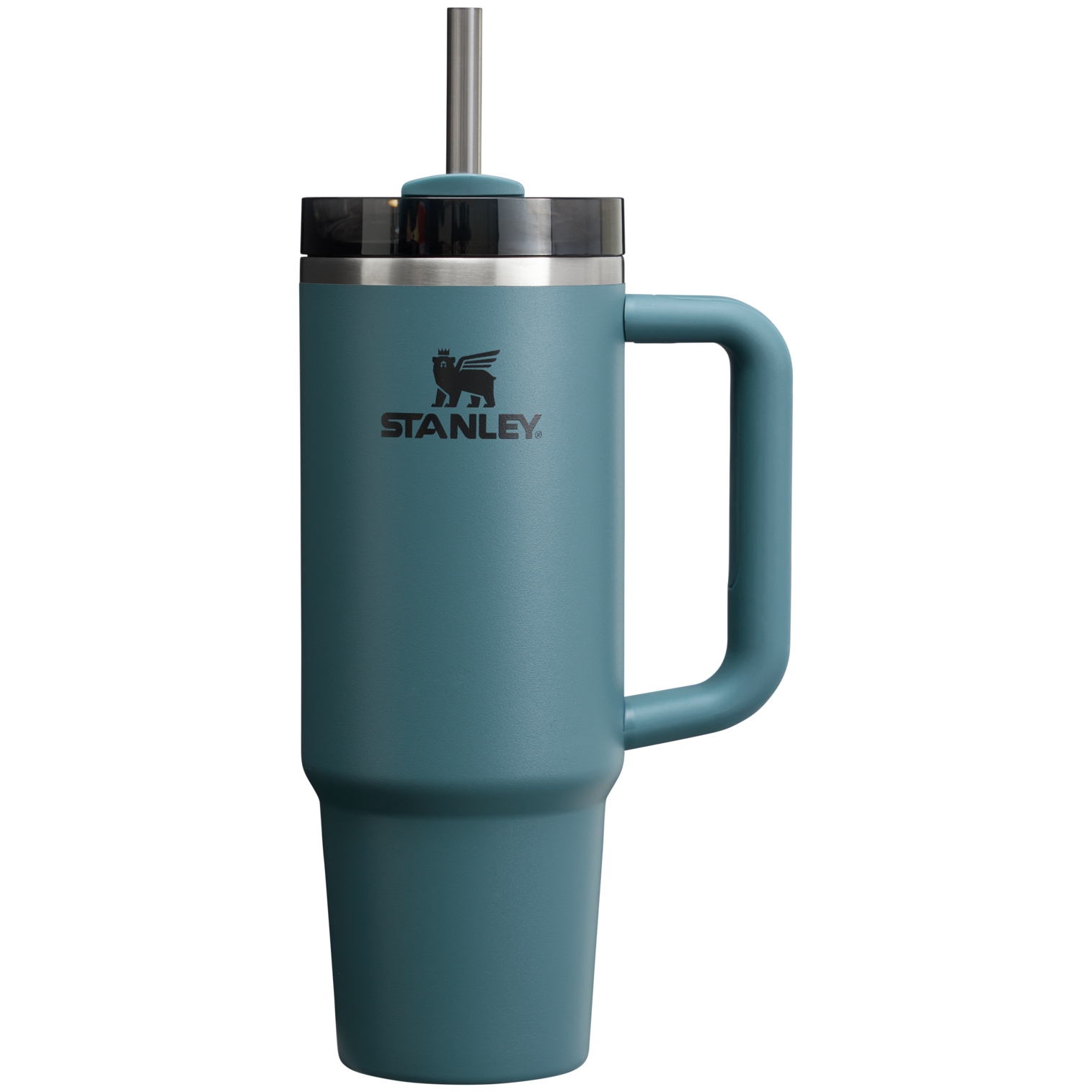 Splash-Resistant FlowState The Quencher H2.0 Flowstate Tumbler | Stanley Create D331C - 40oz Large Capacity Car-Cup Friendly Quencher Detail