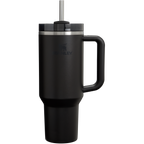 Car-Cup Friendly The Quencher H2.0 Flowstate Tumbler D050X - Premium Stainless Steel Straw Cup for All-Day Hydration - Black 2.0