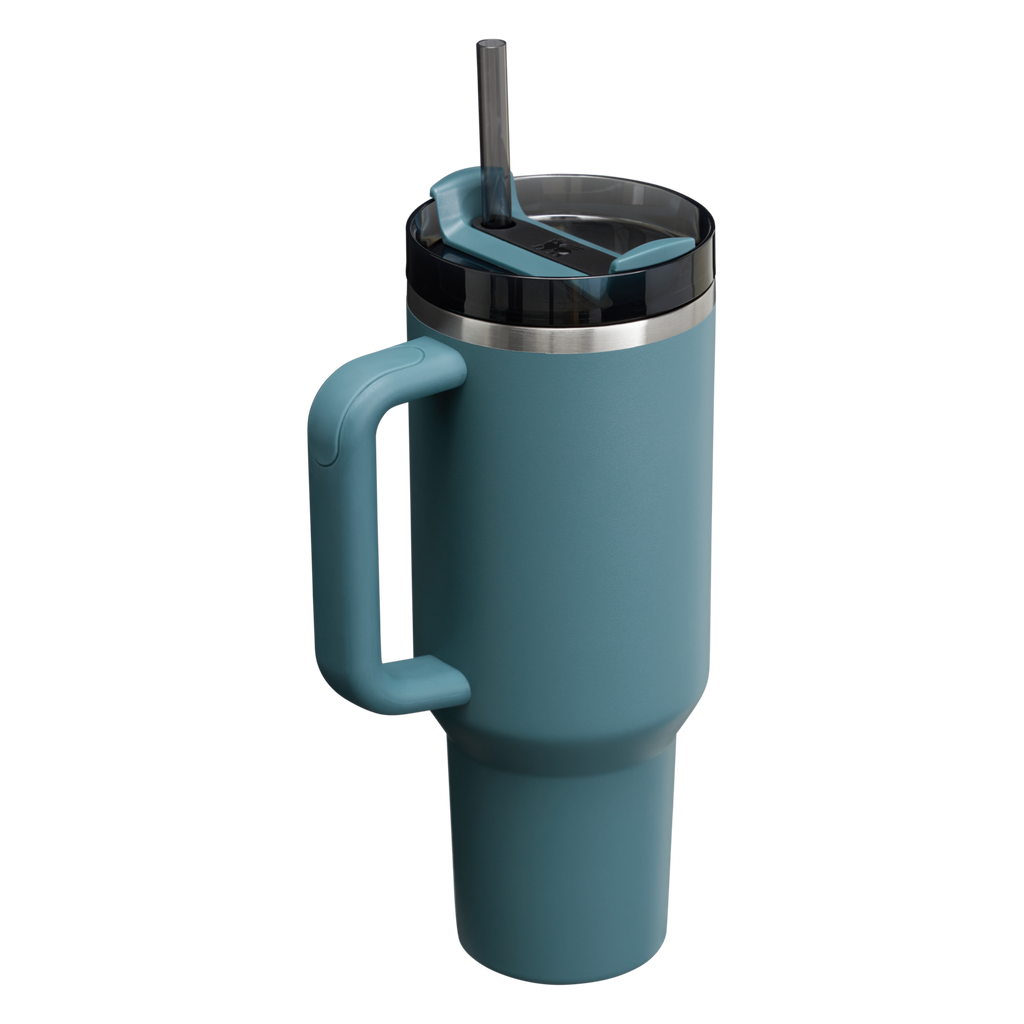 Car-Cup Friendly The Quencher H2.0 Flowstate Tumbler D050X - Premium Stainless Steel Straw Cup for All-Day Hydration Detail