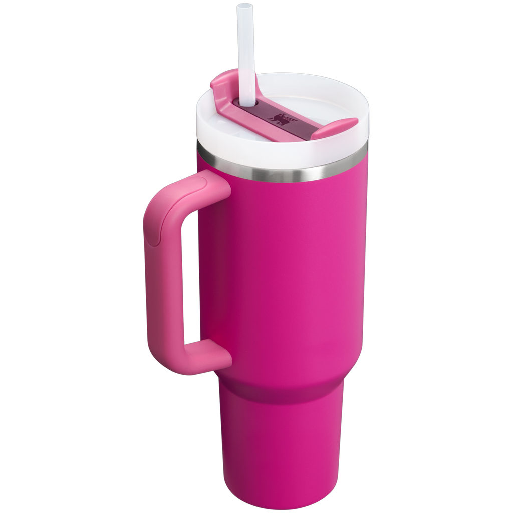 Double-Wall Vacuum The Quencher H2.0 Flowstate Tumbler  | Stanley Create D332L - Double-Wall Vacuum Insulated Travel Tumbler with Straw Detail