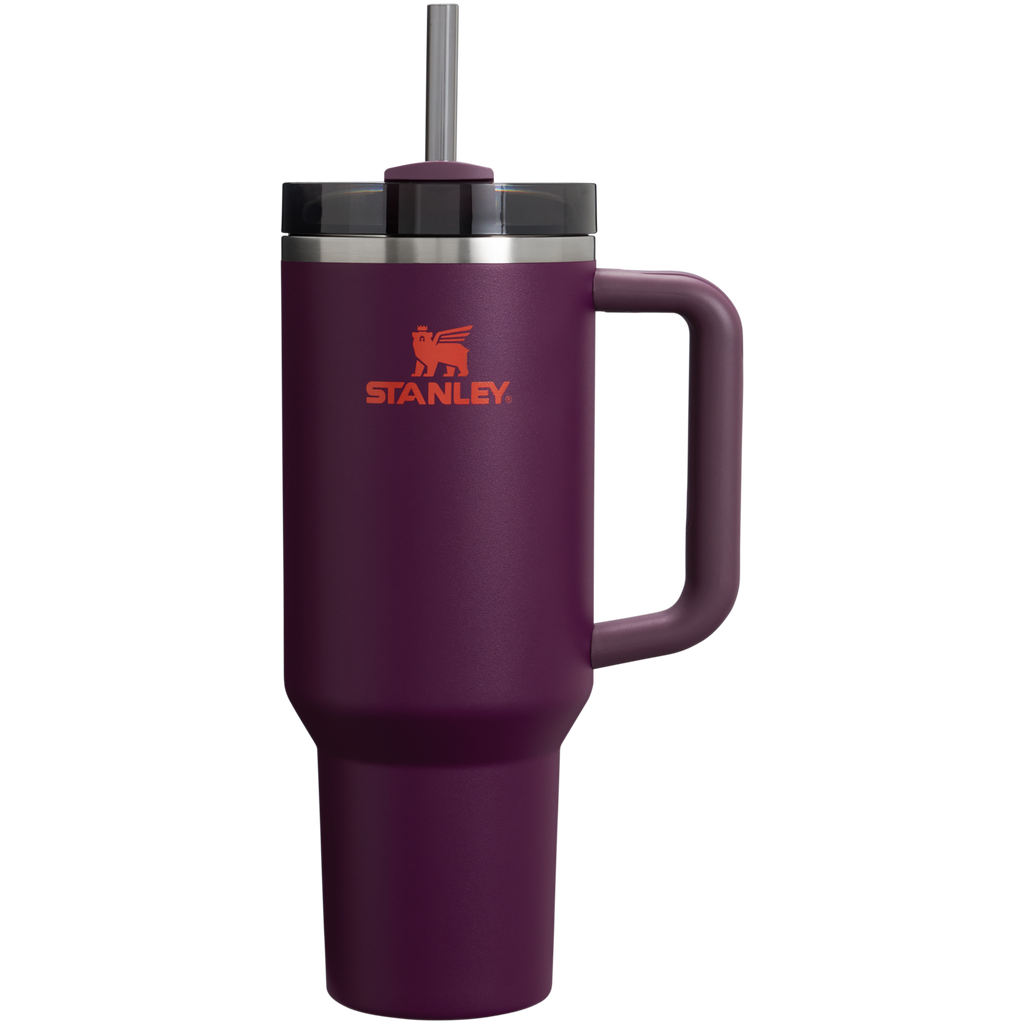 Double-Wall Vacuum The Quencher H2.0 Flowstate Tumbler  | Stanley Create D332L - Double-Wall Vacuum Insulated Travel Tumbler with Straw - Plum