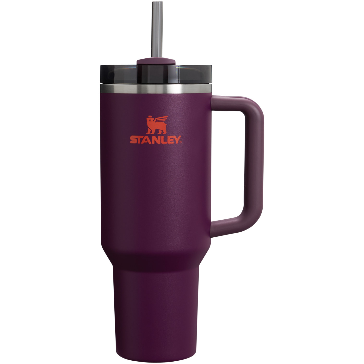 Double-Wall Vacuum The Quencher H2.0 Flowstate Tumbler  | Stanley Create D332L - Double-Wall Vacuum Insulated Travel Tumbler with Straw - Plum