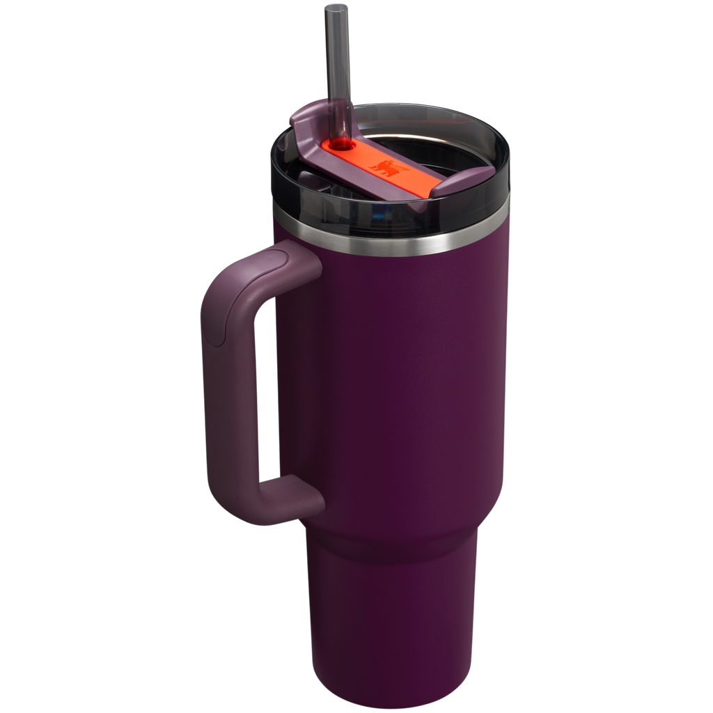 Double-Wall Vacuum The Quencher H2.0 Flowstate Tumbler  | Stanley Create D332L - Double-Wall Vacuum Insulated Travel Tumbler with Straw Detail