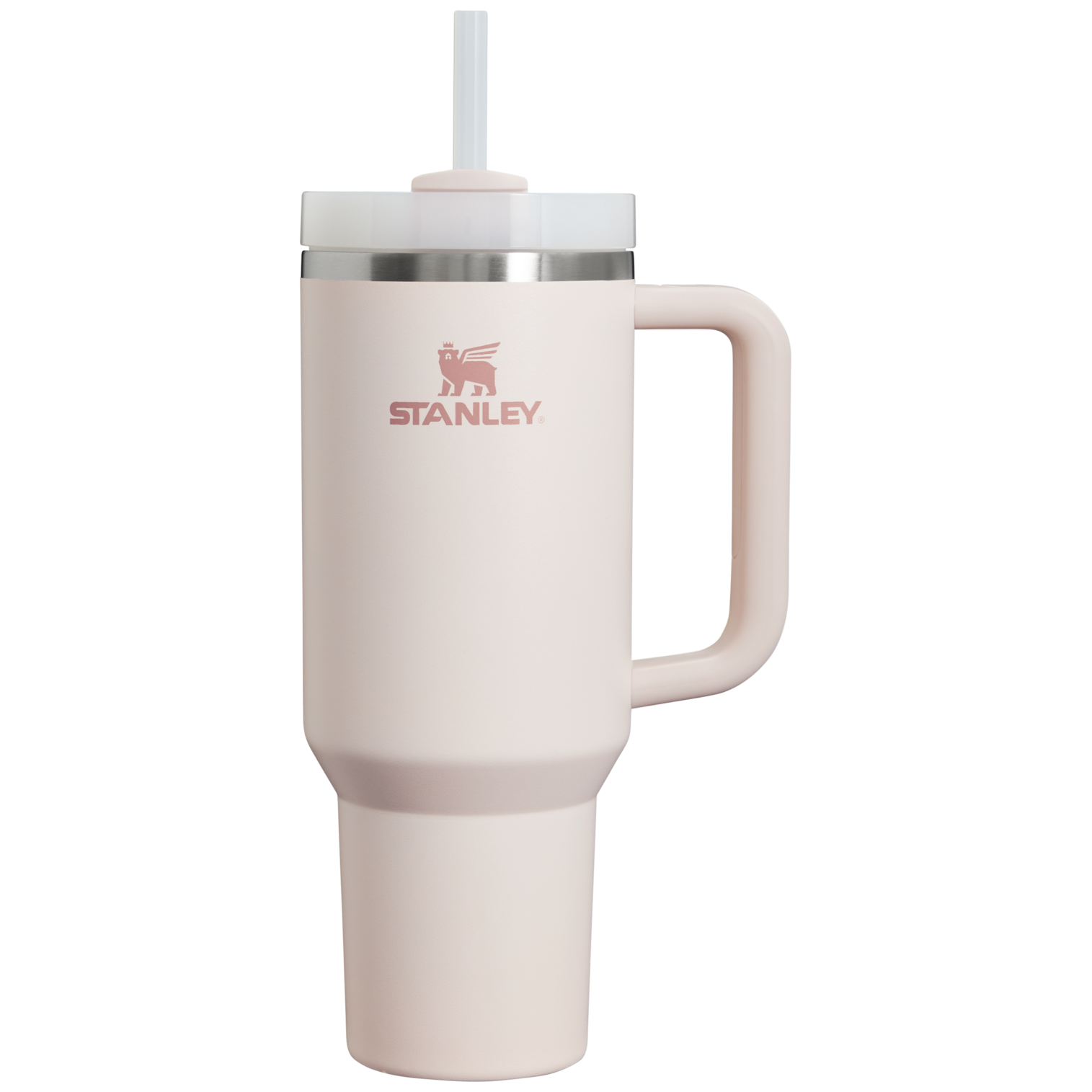Car-Cup Friendly The Quencher H2.0 Flowstate Tumbler D050X - Premium Stainless Steel Straw Cup for All-Day Hydration - Rose Quartz 2.0
