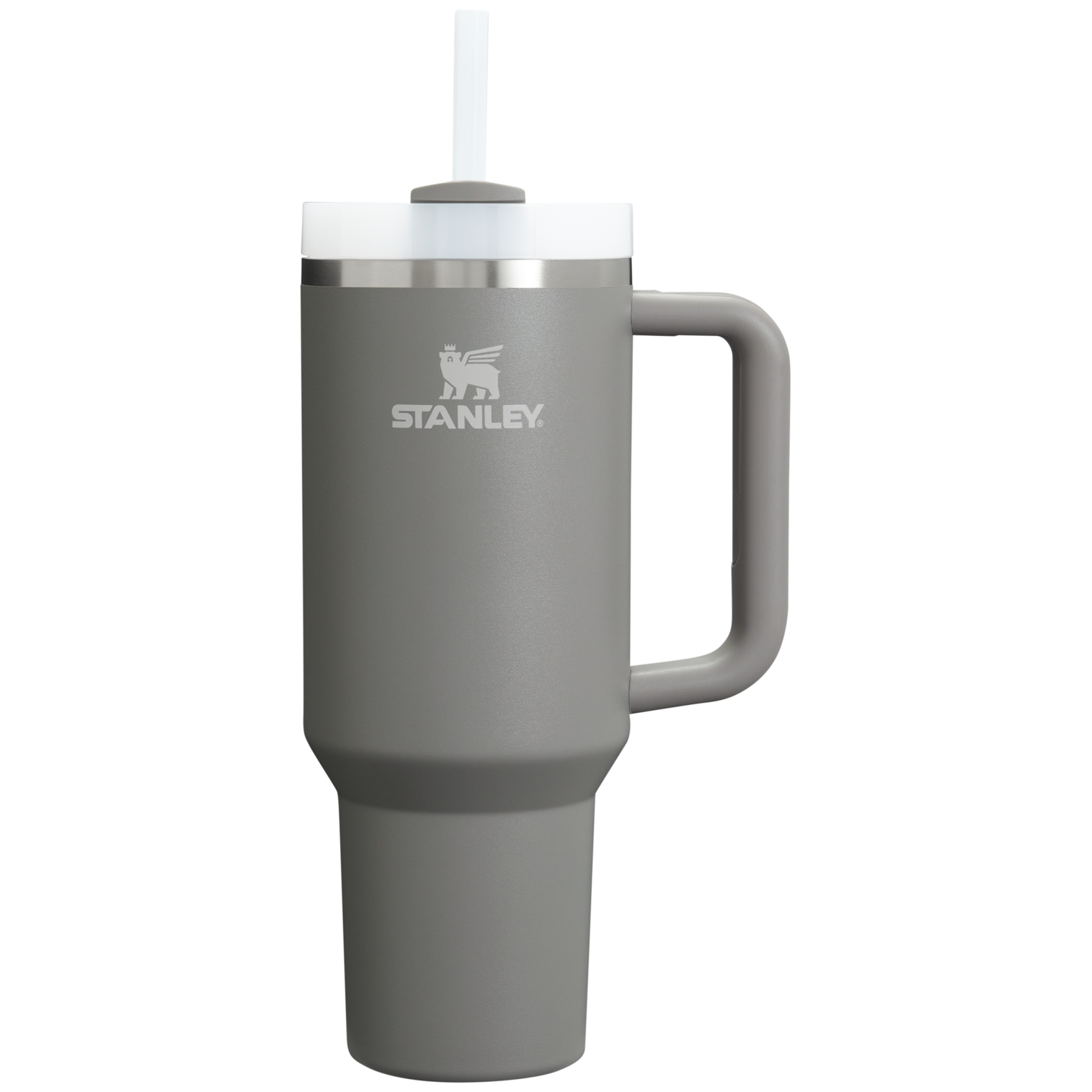 Car-Cup Friendly The Quencher H2.0 Flowstate Tumbler D050X - Premium Stainless Steel Straw Cup for All-Day Hydration - Stone