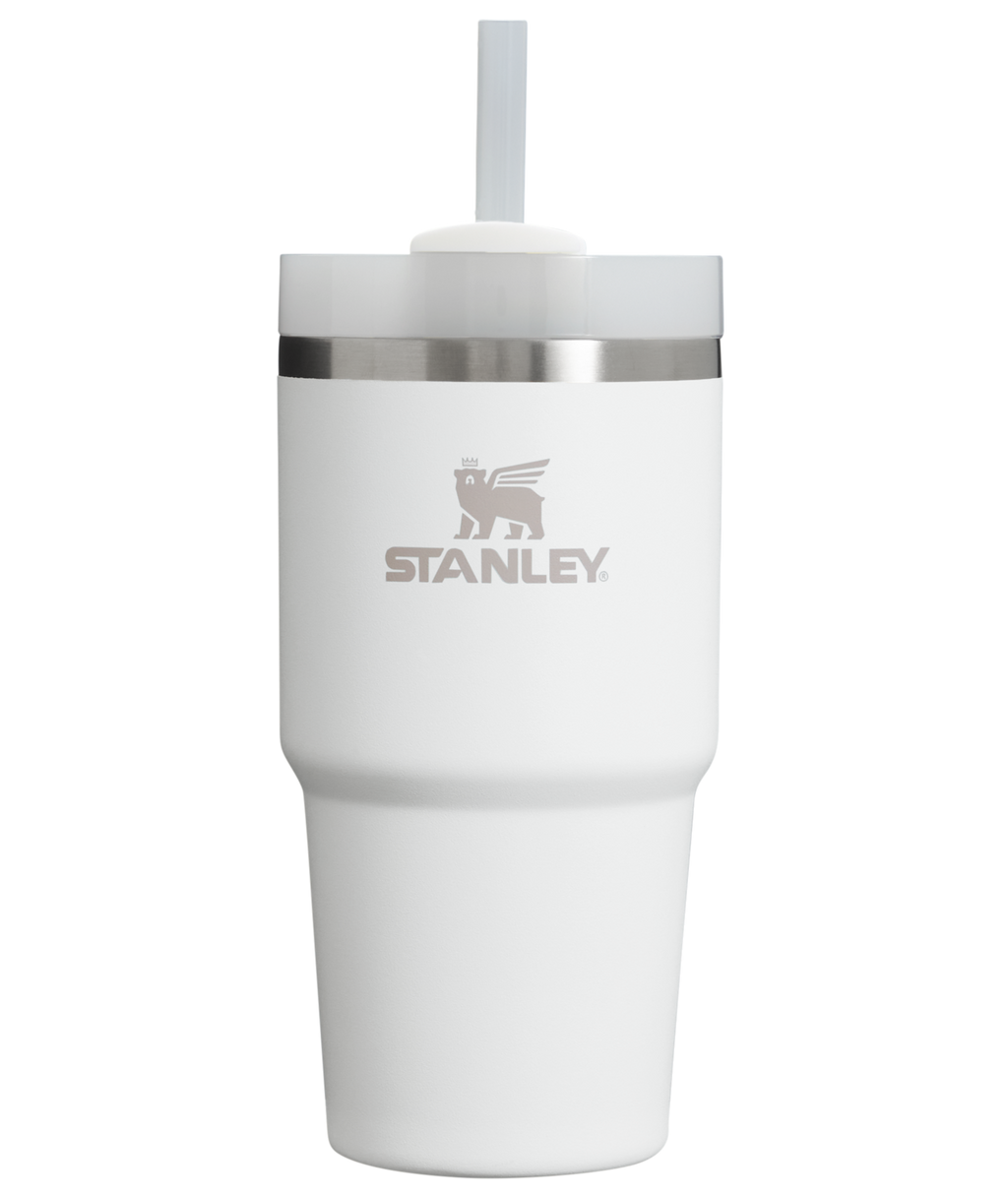Insulated Travel The Quencher H2.0 Flowstate Tumbler  | Stanley Create D329E - 40oz Large Capacity Car-Cup Friendly Quencher - Frost