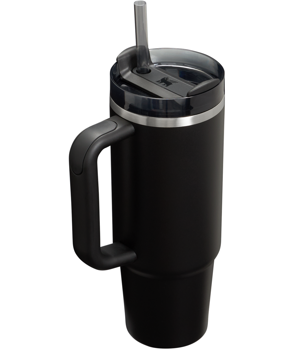 Splash-Resistant FlowState The Quencher H2.0 Flowstate Tumbler | Stanley Create D331C - 40oz Large Capacity Car-Cup Friendly Quencher Detail