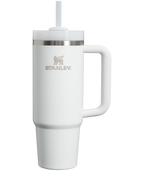 Splash-Resistant FlowState The Quencher H2.0 Flowstate Tumbler | Stanley Create D331C - 40oz Large Capacity Car-Cup Friendly Quencher - Frost