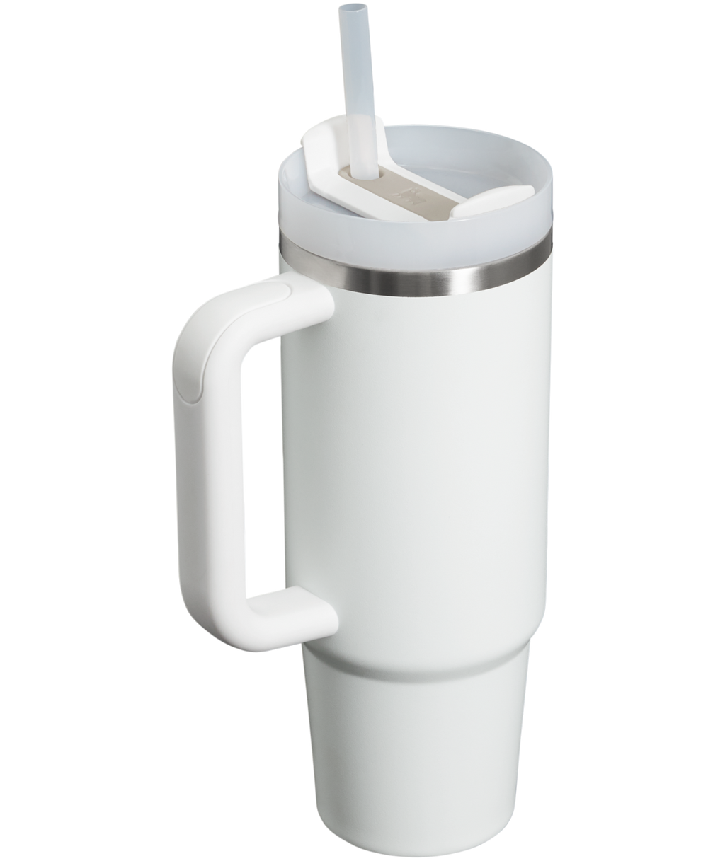 Splash-Resistant FlowState The Quencher H2.0 Flowstate Tumbler | Stanley Create D331C - 40oz Large Capacity Car-Cup Friendly Quencher Detail