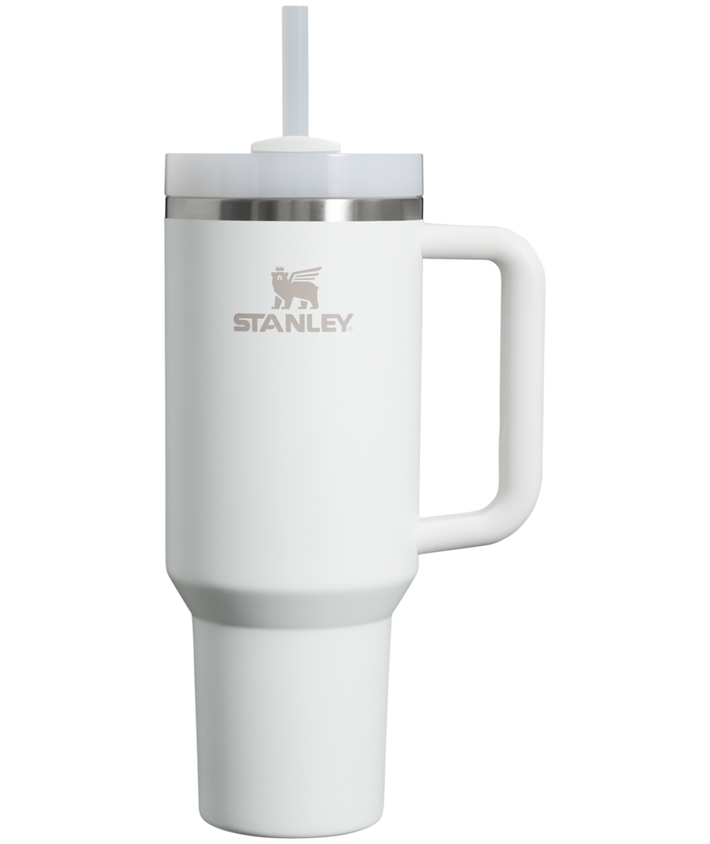 Double-Wall Vacuum The Quencher H2.0 Flowstate Tumbler  | Stanley Create D332L - Double-Wall Vacuum Insulated Travel Tumbler with Straw - Frost