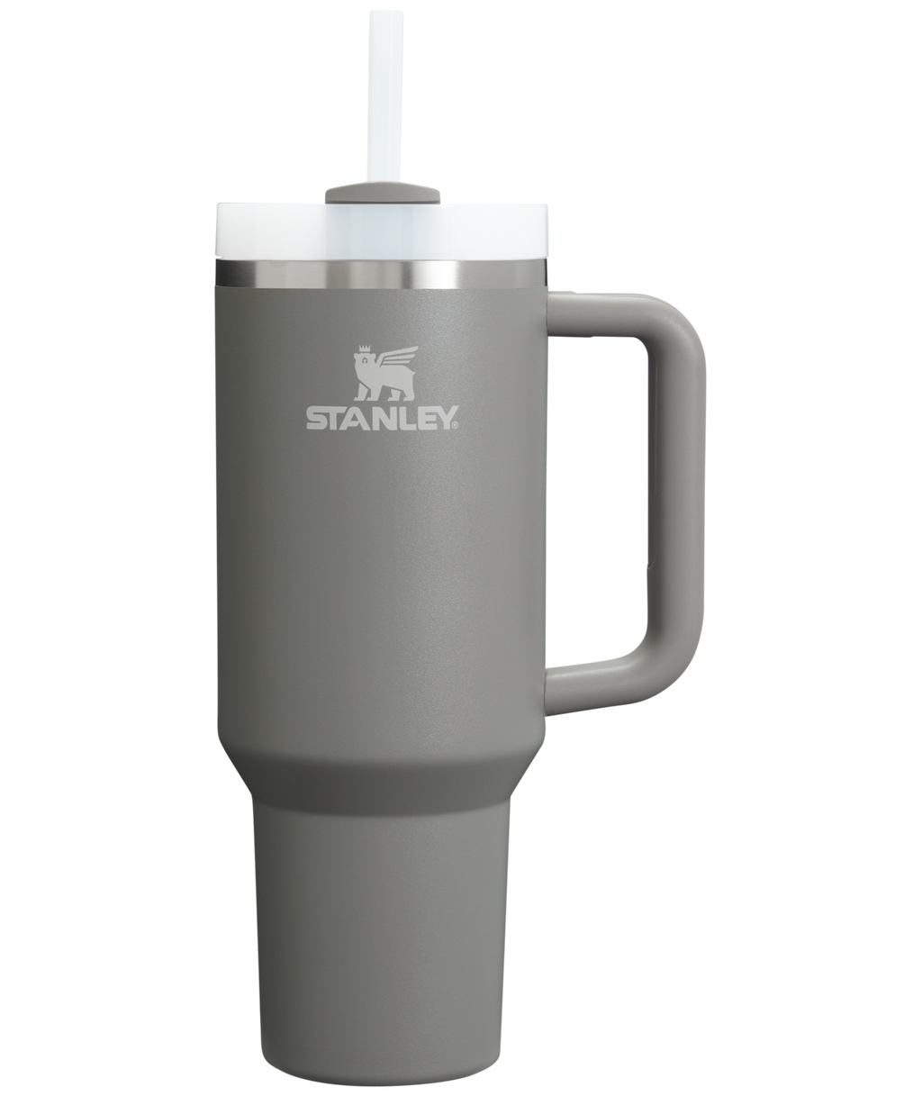 Double-Wall Vacuum The Quencher H2.0 Flowstate Tumbler  | Stanley Create D332L - Double-Wall Vacuum Insulated Travel Tumbler with Straw - Stone