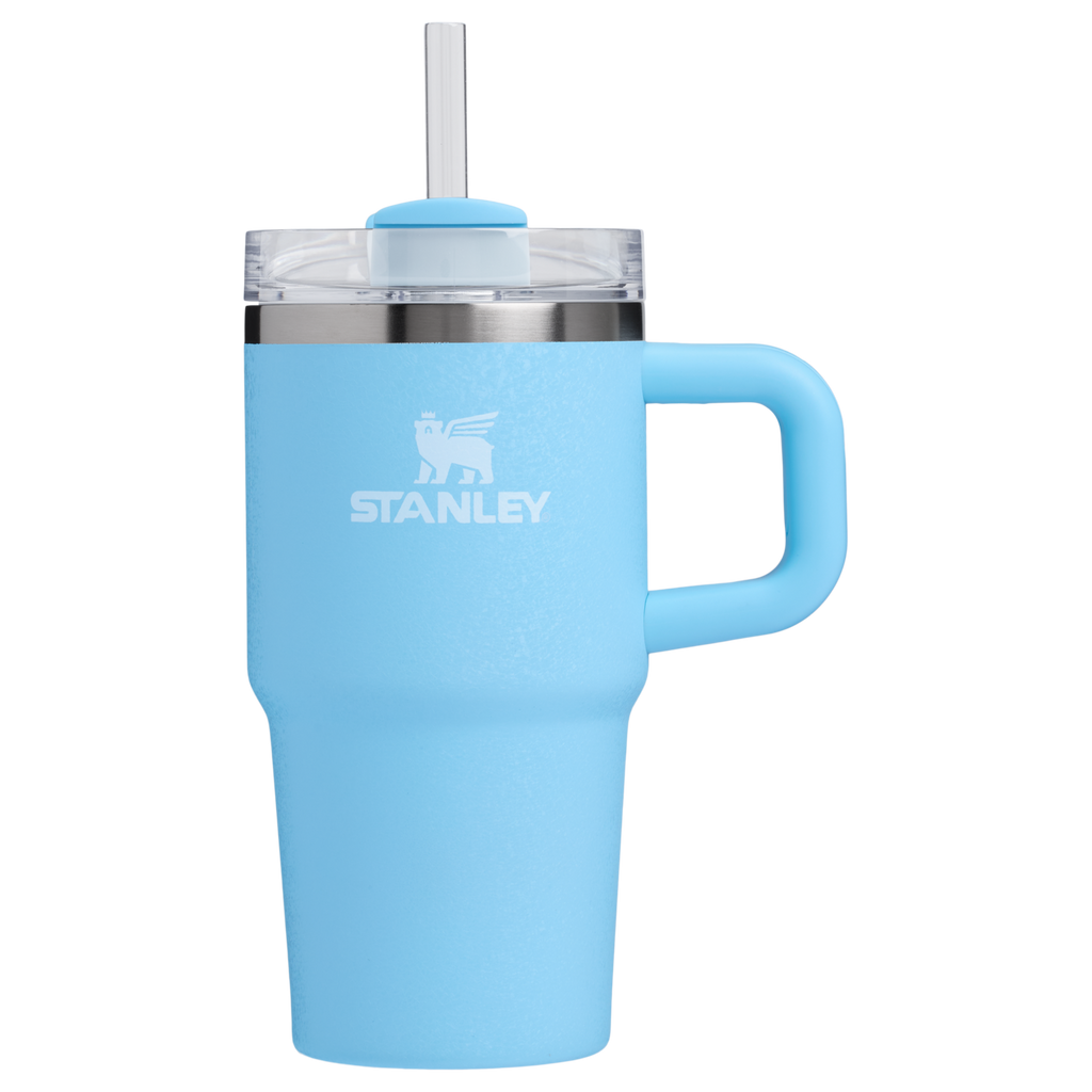 Splash-Resistant FlowState The Quencher H2.O Flowstate Tumbler with Handle | Stanley Create D309N - 40oz Large Capacity Car-Cup Friendly Quencher Detail