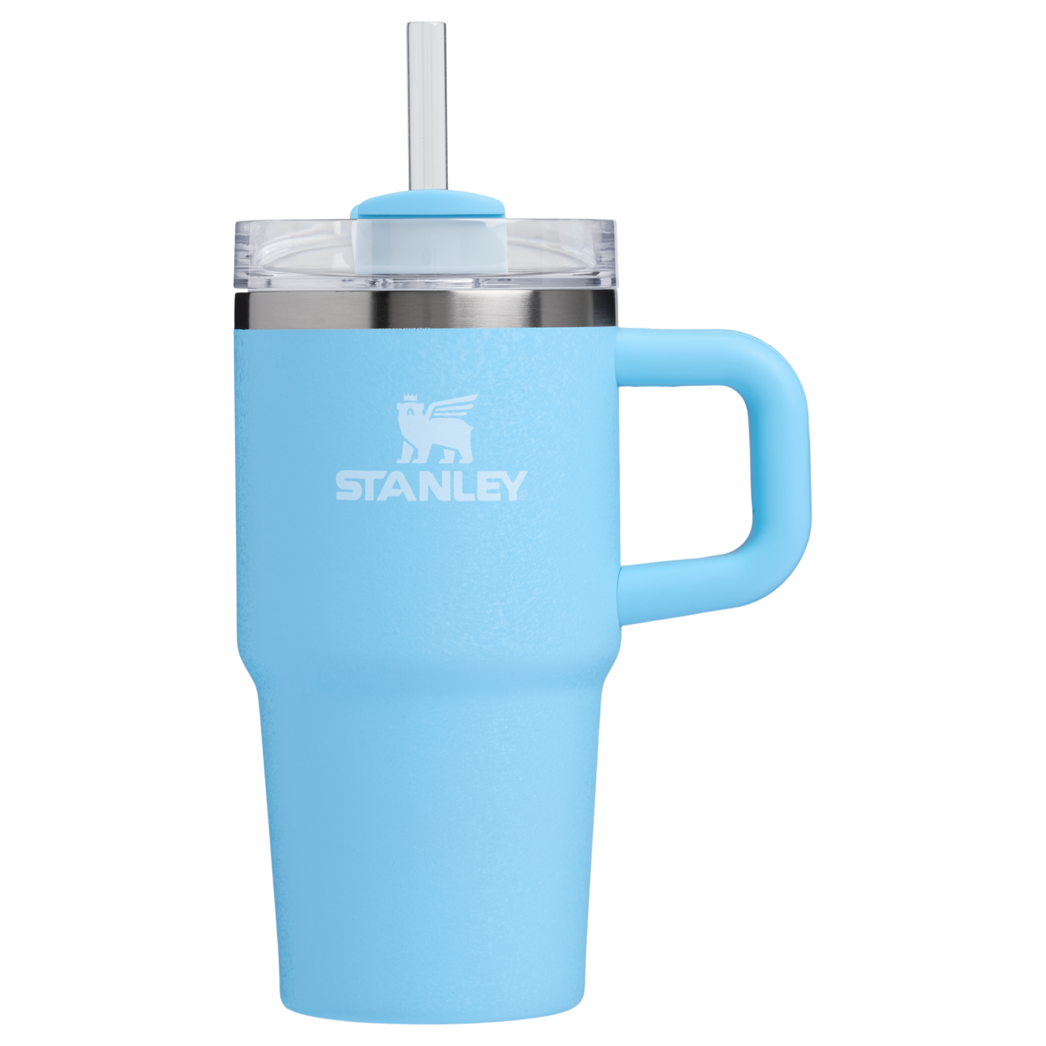 Splash-Resistant FlowState The Quencher H2.O Flowstate Tumbler with Handle | Stanley Create D309N - 40oz Large Capacity Car-Cup Friendly Quencher Detail