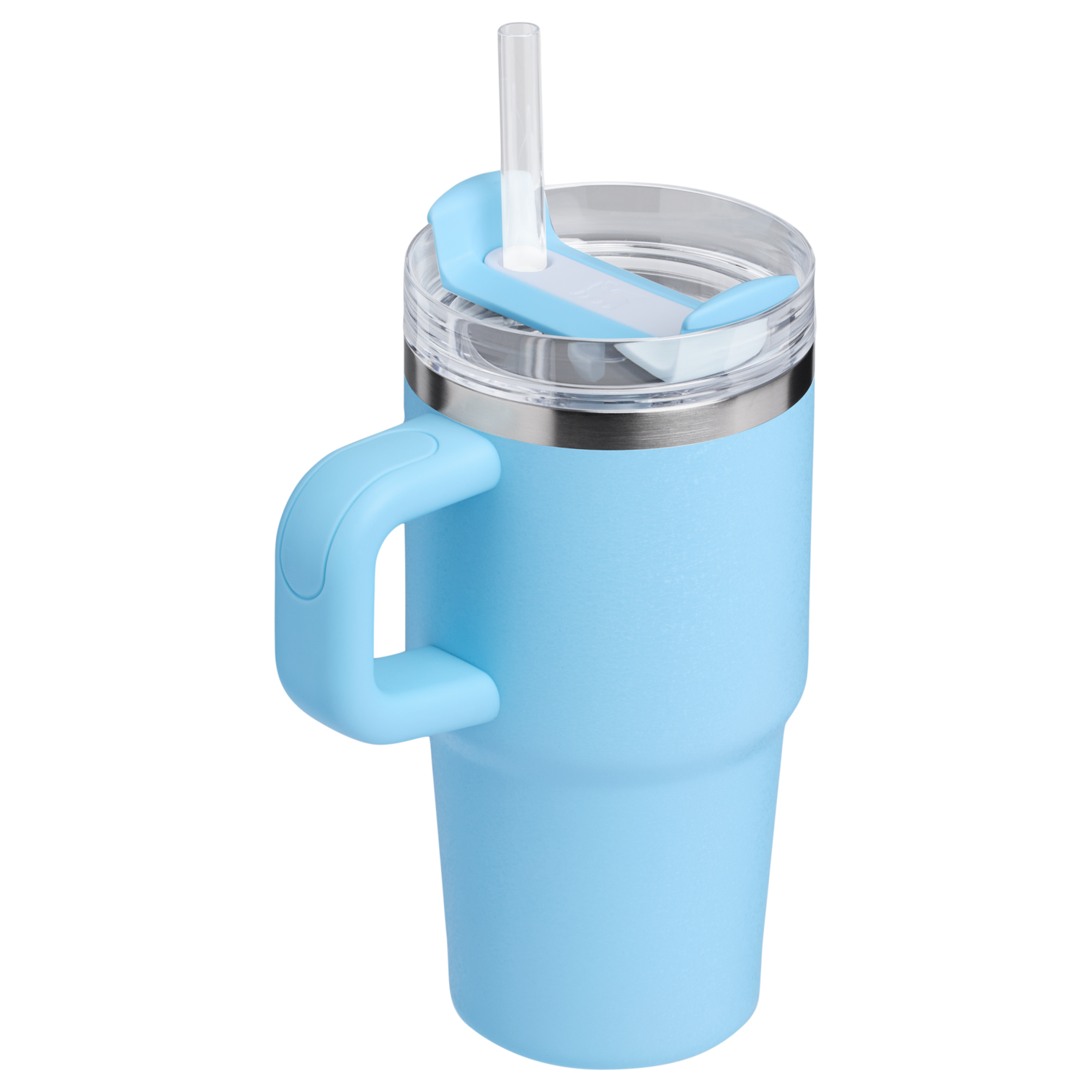 Splash-Resistant FlowState The Quencher H2.O Flowstate Tumbler with Handle | Stanley Create D309N - 40oz Large Capacity Car-Cup Friendly Quencher Detail