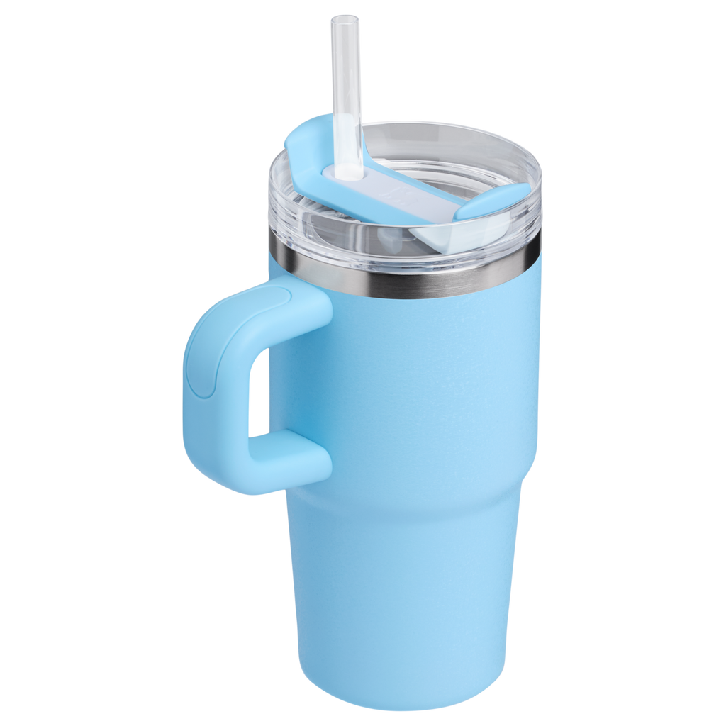 Double-Wall Vacuum The Quencher H2.O Flowstate Tumbler D251V - Double-Wall Vacuum Insulated Travel Tumbler with Straw Detail