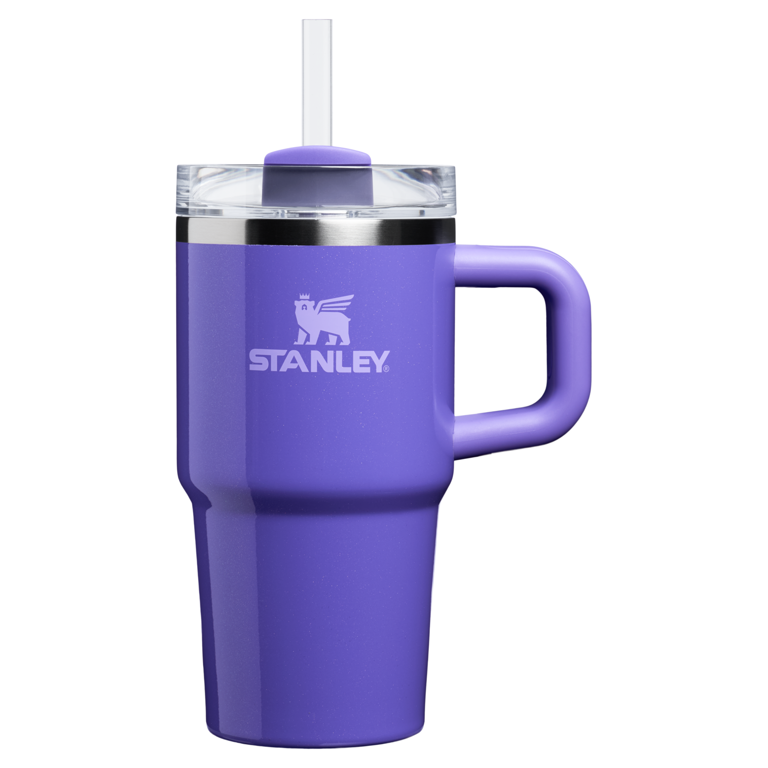 Splash-Resistant FlowState The Quencher H2.O Flowstate Tumbler with Handle | Stanley Create D309N - 40oz Large Capacity Car-Cup Friendly Quencher Detail