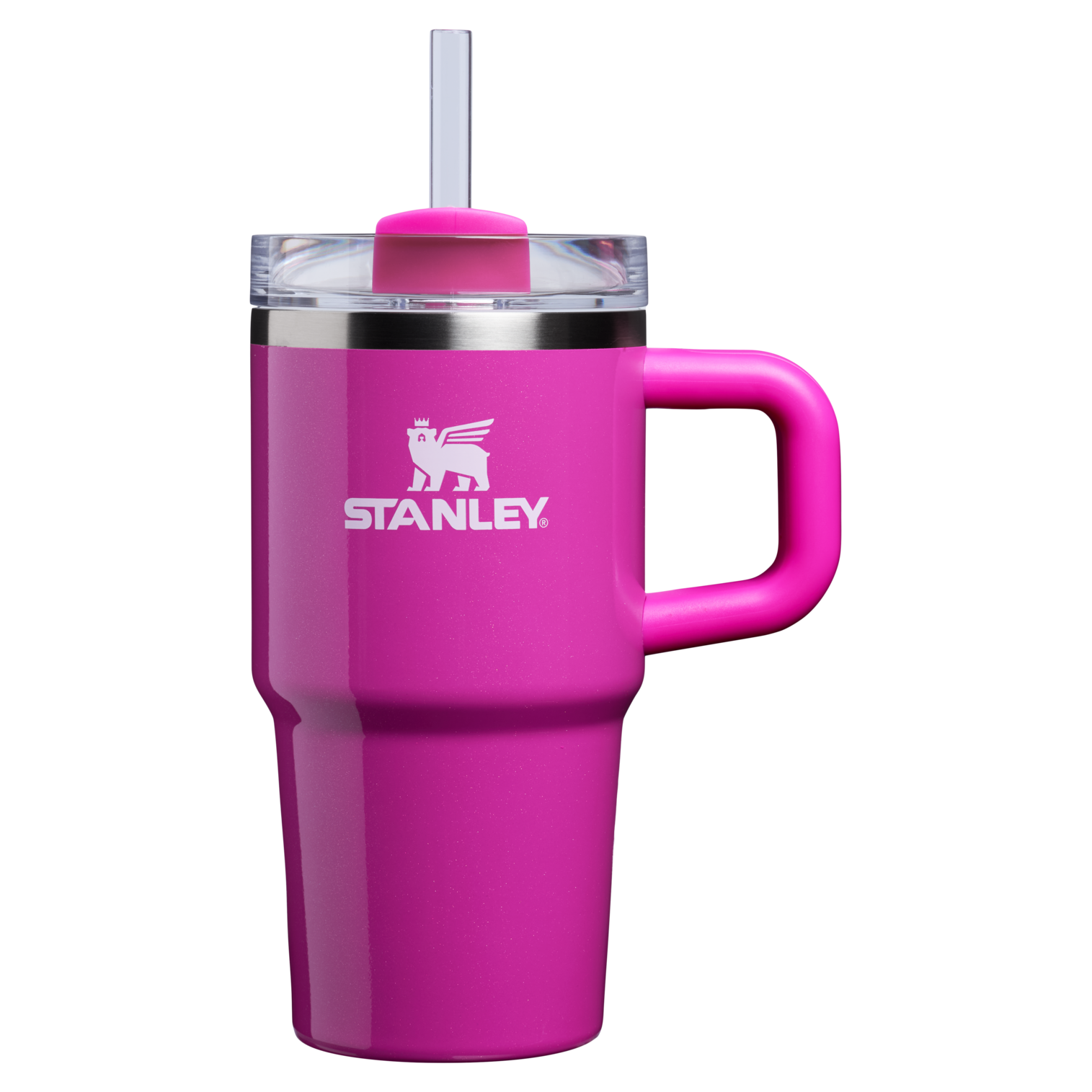 Splash-Resistant FlowState The Quencher H2.O Flowstate Tumbler with Handle | Stanley Create D309N - 40oz Large Capacity Car-Cup Friendly Quencher Detail