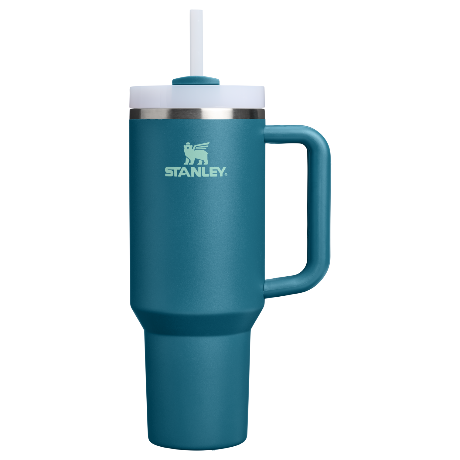 Car-Cup Friendly The Quencher H2.0 Flowstate Tumbler D050X - Premium Stainless Steel Straw Cup for All-Day Hydration - Coastal Teal