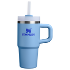 Insulated Travel The Quencher H2.O Flowstate Tumbler | Stanley Create D291F - 40oz Large Capacity Car-Cup Friendly Quencher - Blue Sky