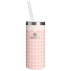 Heavy-Duty Tote The Everyday Slim Can Cooler Cup D350R - Heavy-Duty Ice-Retention Food & Beverage Carrier - Rose Quartz Rattan