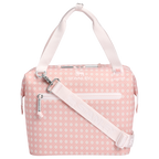 Premium All-Weather The All Day Julienne Mini Cooler D349V - Julienne Series Portable Picnic Chiller Tote - Rose Quartz Rattan