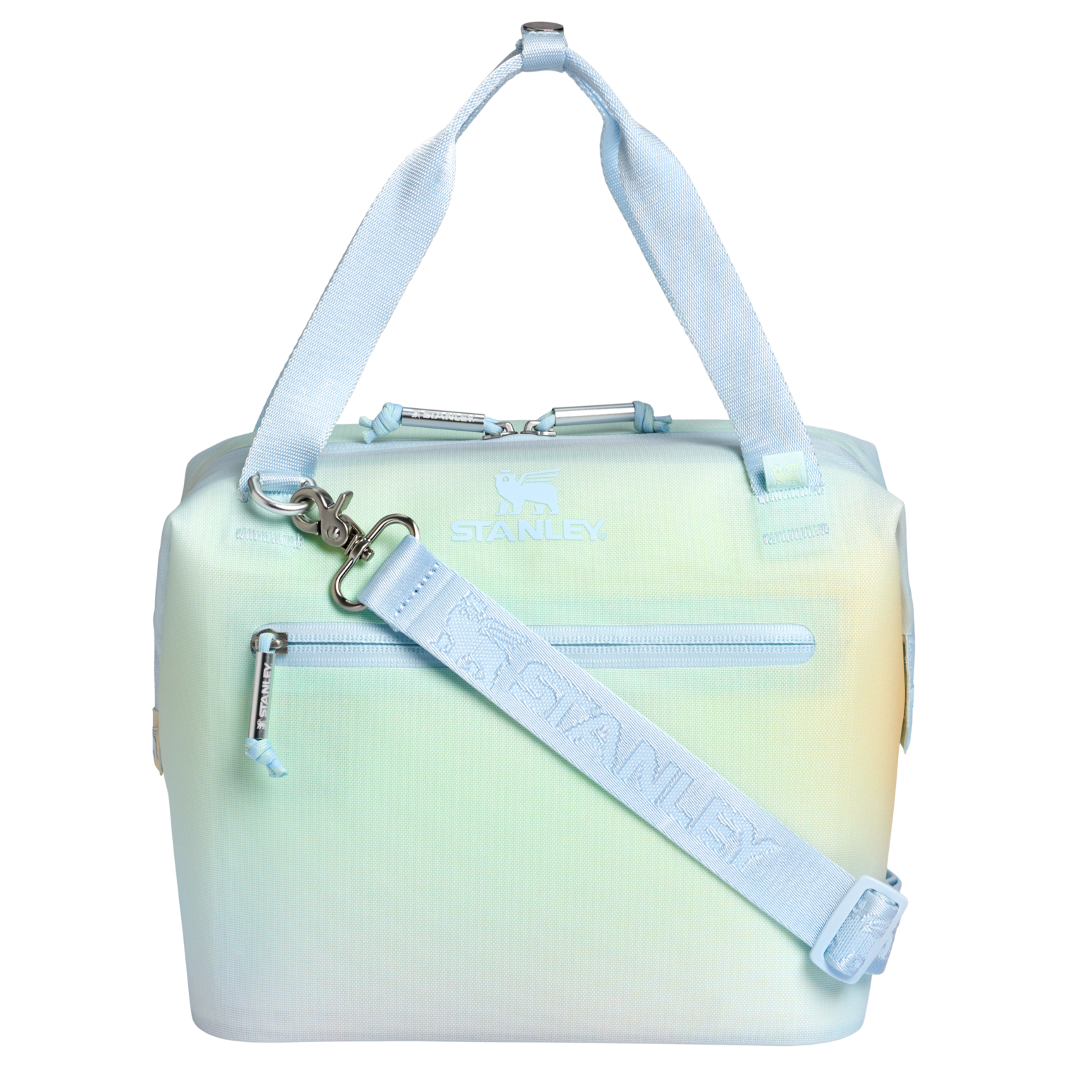 Leak-Proof Insulated The All Day Julienne Mini Cooler D052R - Julienne Series Portable Picnic Chiller Tote - Sunrise Spiral