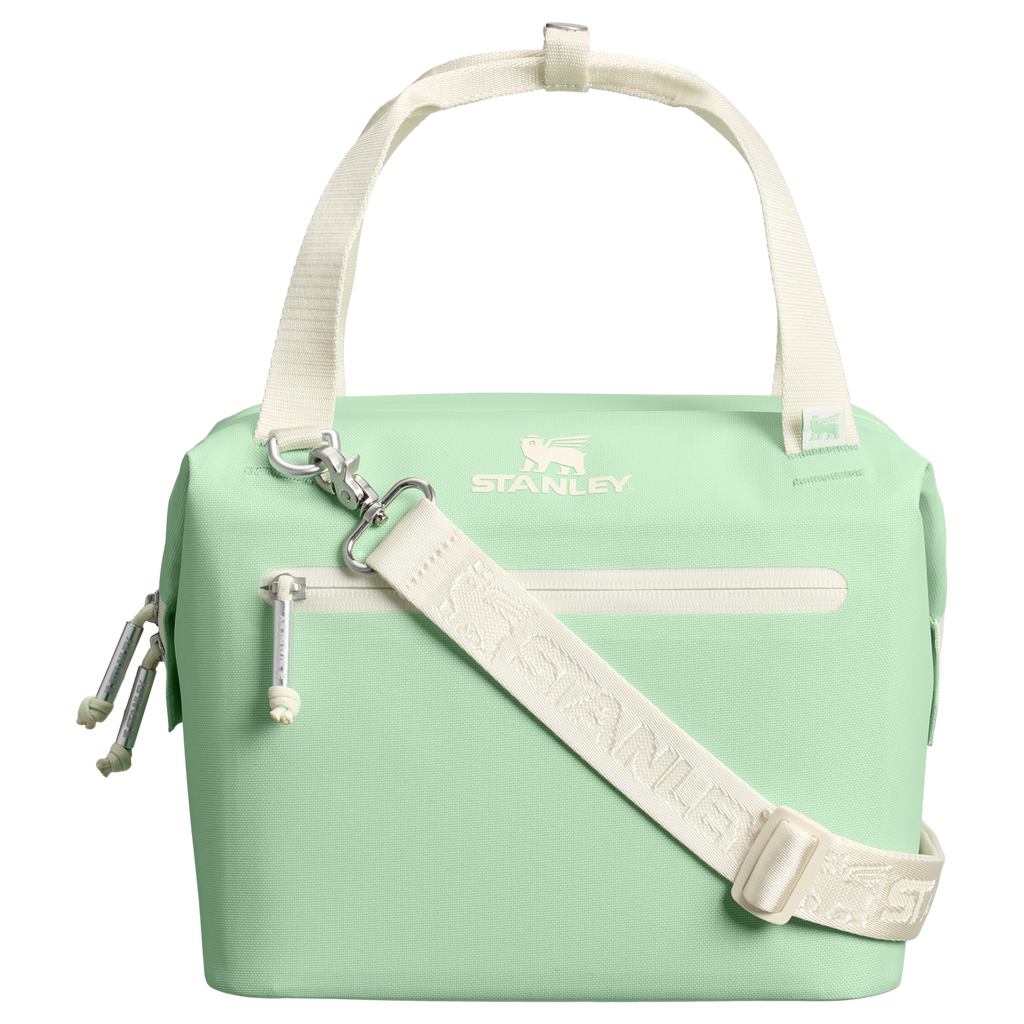 Leak-Proof Insulated The All Day Julienne Mini Cooler D052R - Julienne Series Portable Picnic Chiller Tote - Pistachio